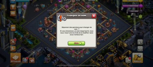 Achat compte clash of clans