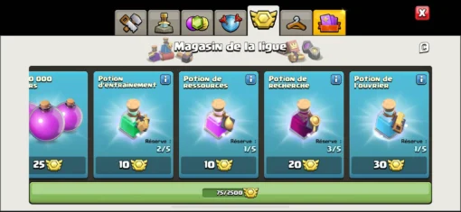 Achat compte clash of clans