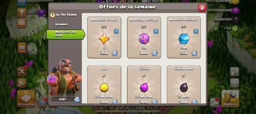 Achat compte clash of clans