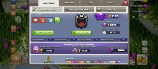 Achat compte clash of clans