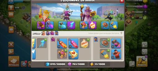 Acheter compte clash of clans