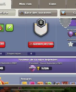 Acheter compte clash of clans