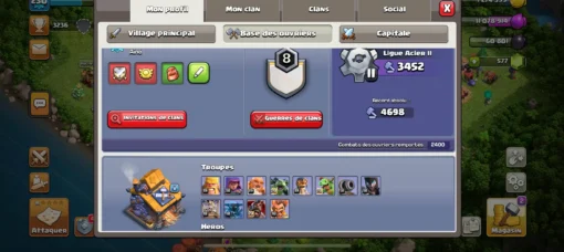 Acheter compte clash of clans