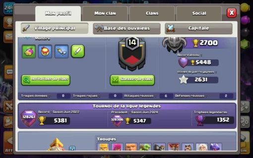 Buy clash of clans account