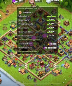 Vendre compte clash of clans