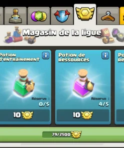 Vendre compte clash of clans