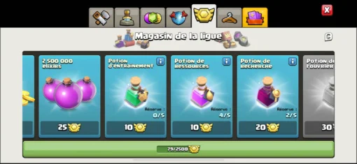 Vendre compte clash of clans