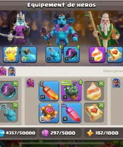 Vendre compte clash of clans