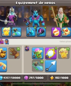 Vendre compte clash of clans