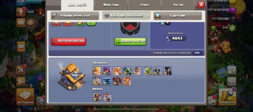 Vendre compte clash of clans