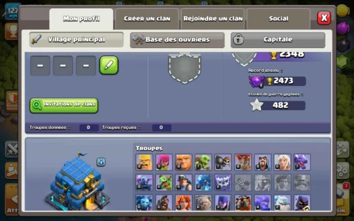 Sell clash of clans account