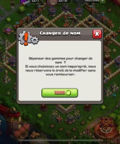 Vendre compte clash of clans