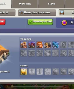 Vendre compte clash of clans