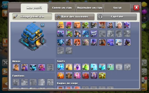 Sell clash of clans account