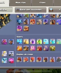 Vendre compte clash of clans