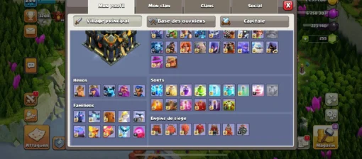 Vendre compte clash of clans