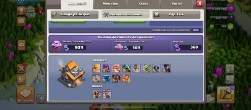 Vendre compte clash of clans