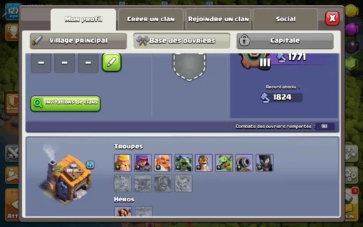 Sell clash of clans account