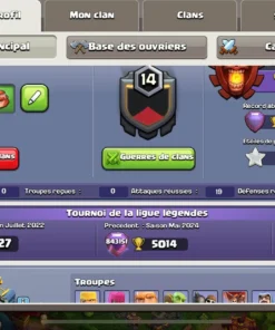 Vendre compte clash of clans