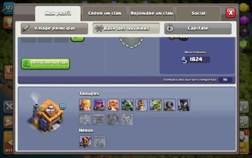 Sell clash of clans account