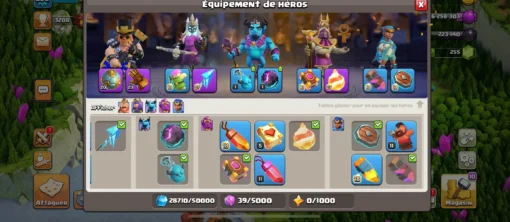 Vendre compte clash of clans