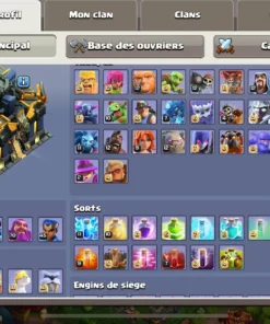 Vendre compte clash of clans