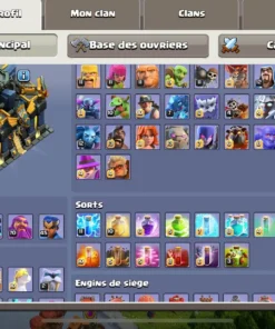 Vendre compte clash of clans