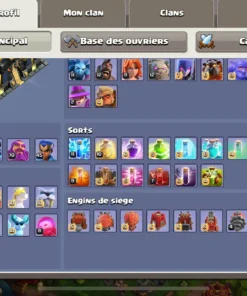 Vendre compte clash of clans