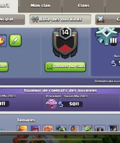 Vendre compte clash of clans