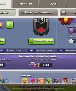 Achat compte clash of clans